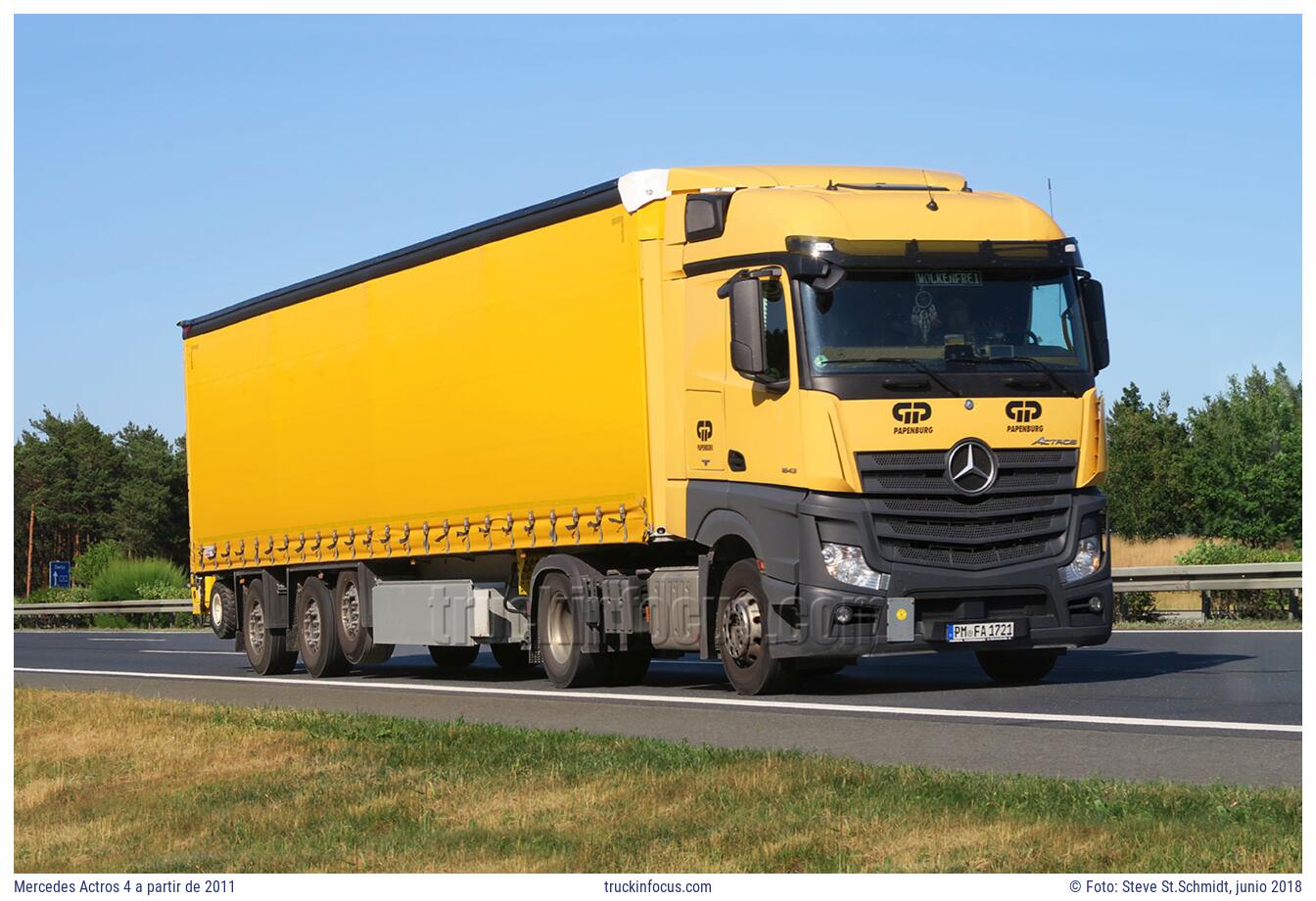 Mercedes Actros 4 a partir de 2011 Foto junio 2018