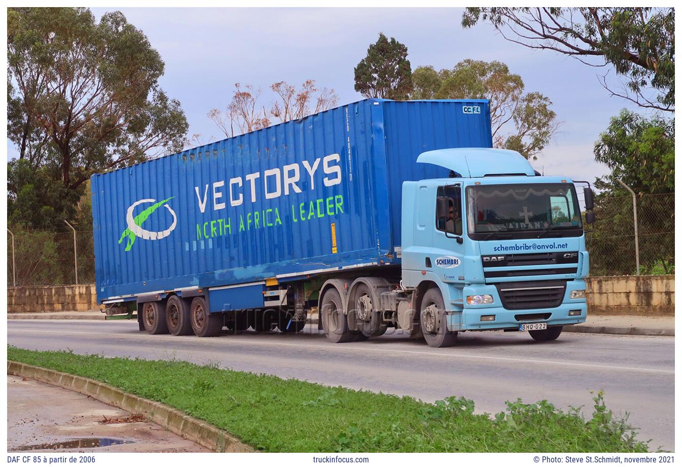 DAF CF 85 à partir de 2006 Photo novembre 2021