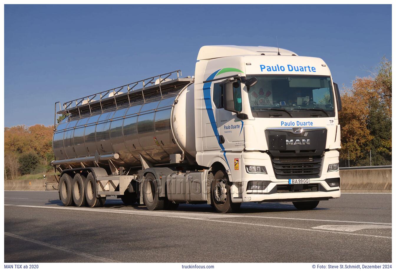 MAN TGX ab 2020 Foto Dezember 2024