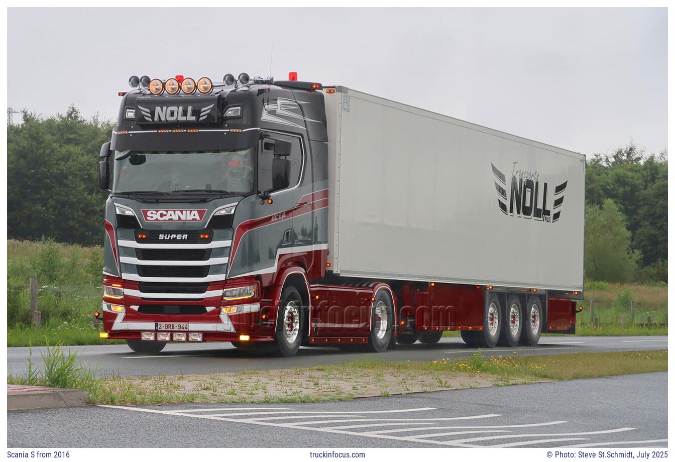 Scania S from 2016 Photo July 2025