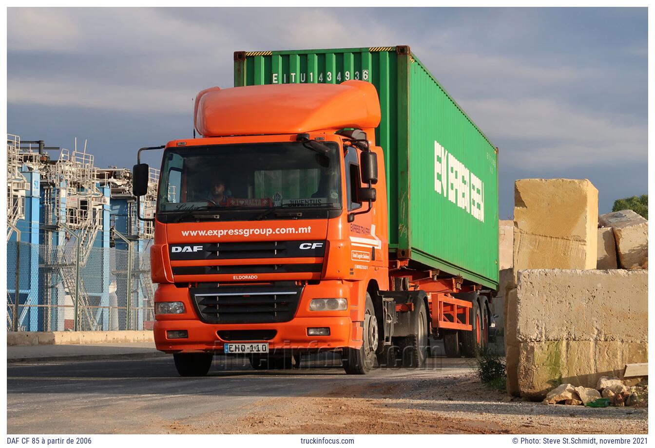 DAF CF 85 à partir de 2006 Photo novembre 2021