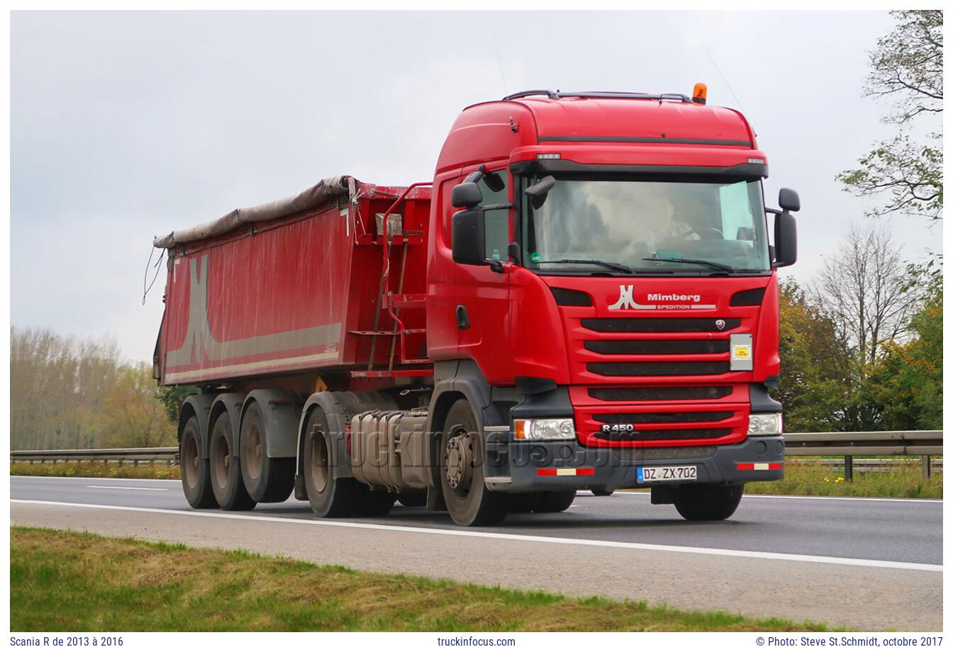 Scania R de 2013 à 2016 Photo octobre 2017