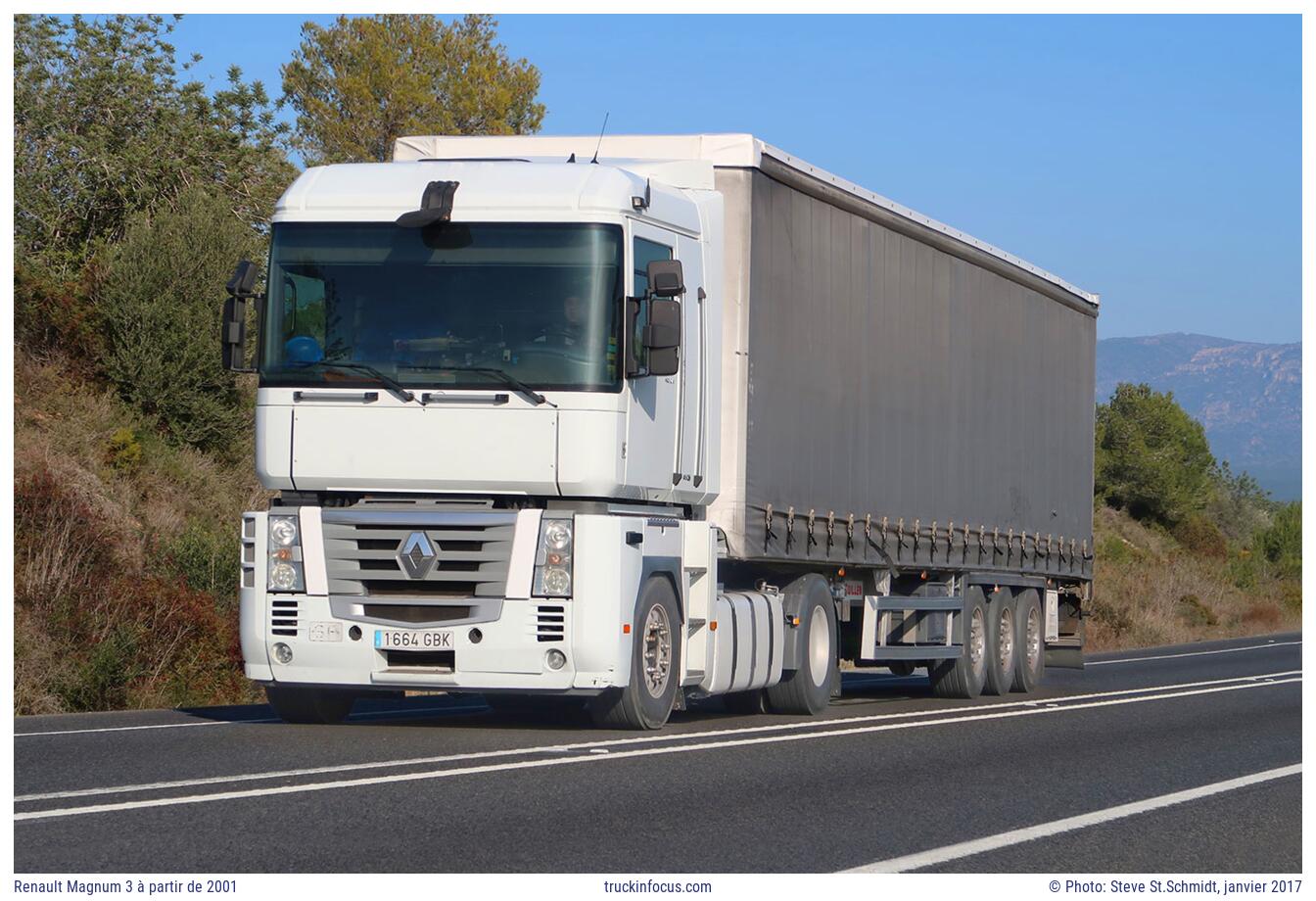 Renault Magnum 3 à partir de 2001 Photo janvier 2017