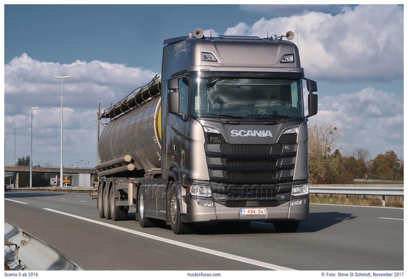 Scania S ab 2016 Foto November 2017