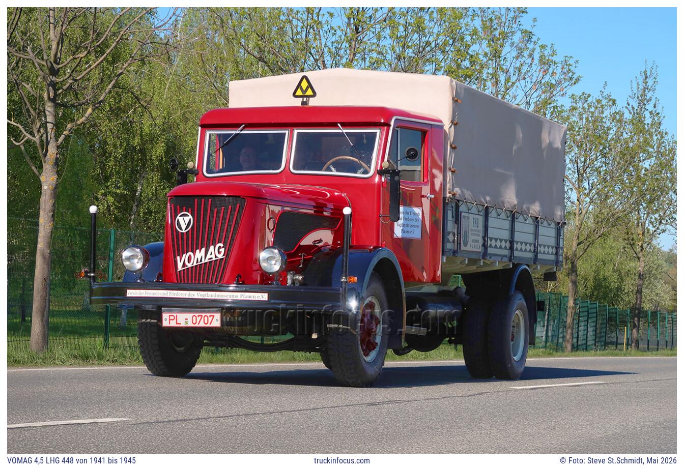 VOMAG 4,5 LHG 448 von 1941 bis 1945 Foto Mai 2026