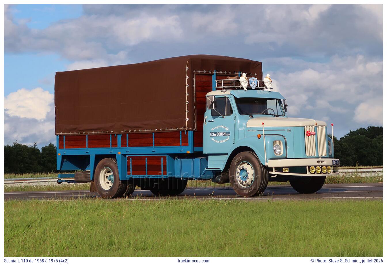 Scania L 110 de 1968 à 1975 (4x2) Photo juillet 2026