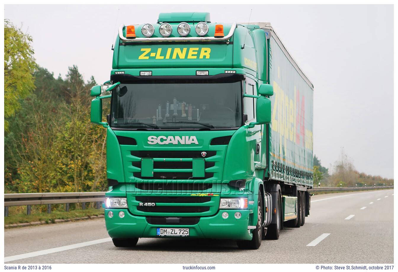 Scania R de 2013 à 2016 Photo octobre 2017