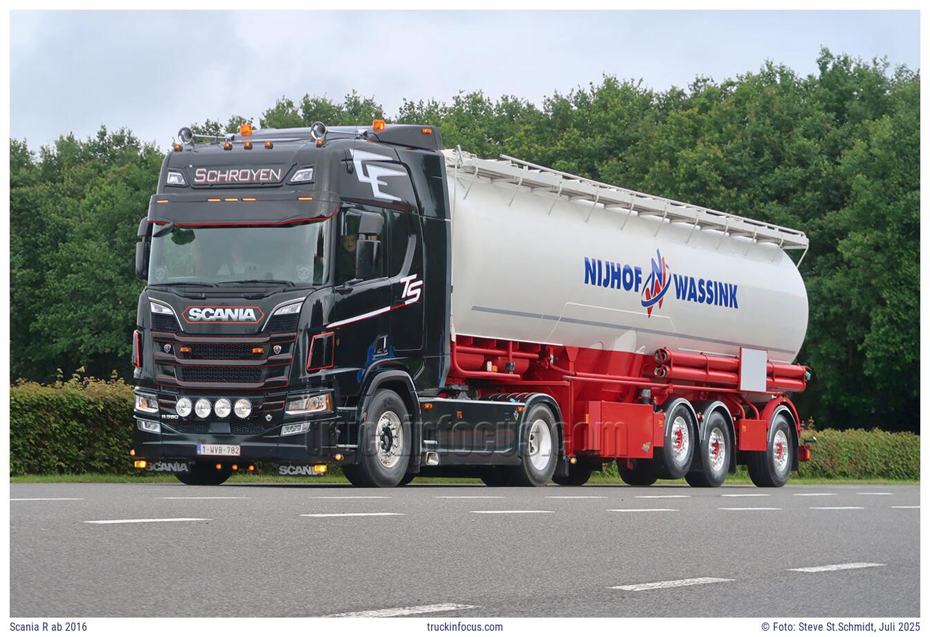 Scania R ab 2016 Foto Juli 2025