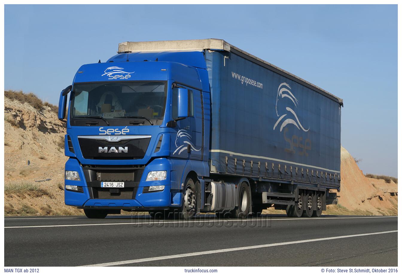 MAN TGX ab 2012 Foto Oktober 2016