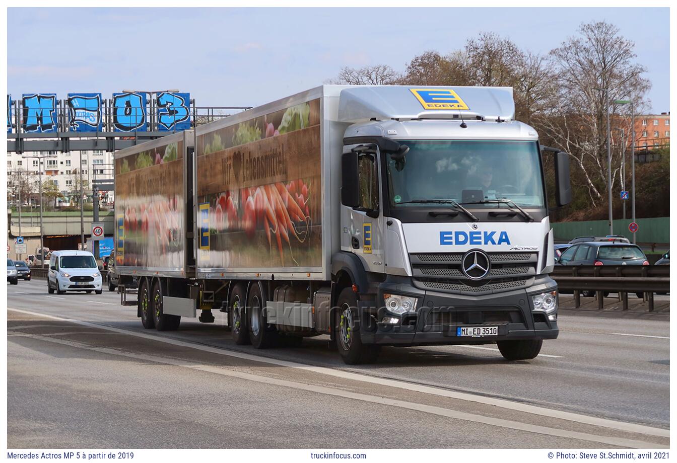 Mercedes Actros MP 5 à partir de 2019 Photo avril 2021