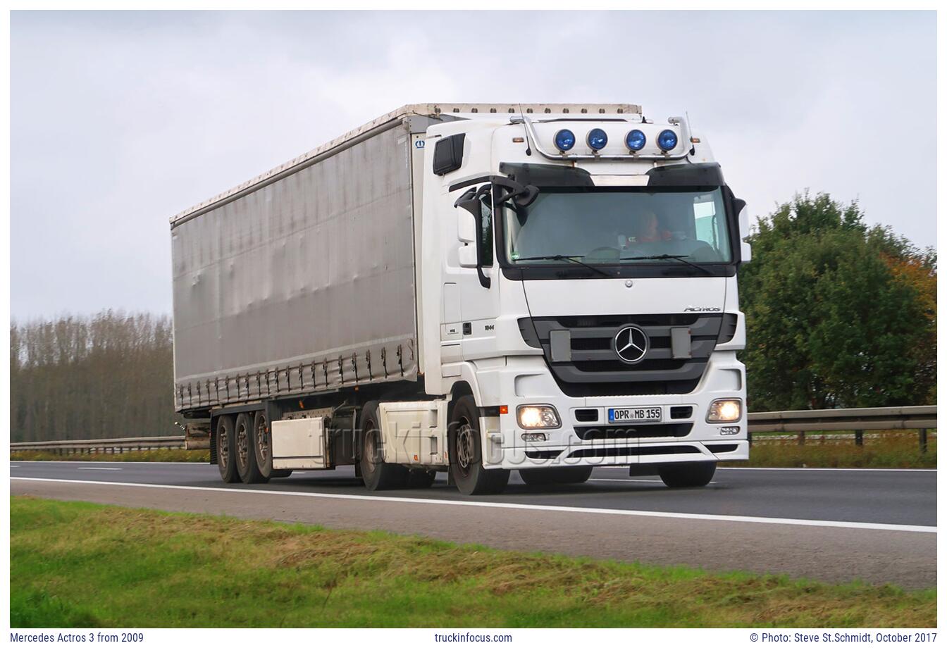 Mercedes Actros 3 from 2009 Photo October 2017