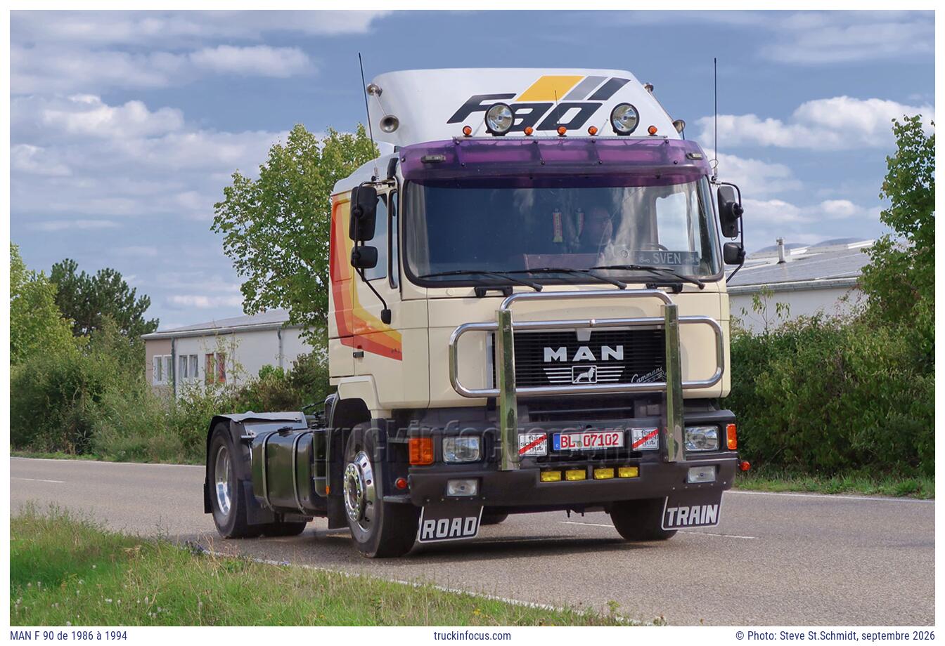 MAN F 90 de 1986 à 1994 Photo septembre 2026