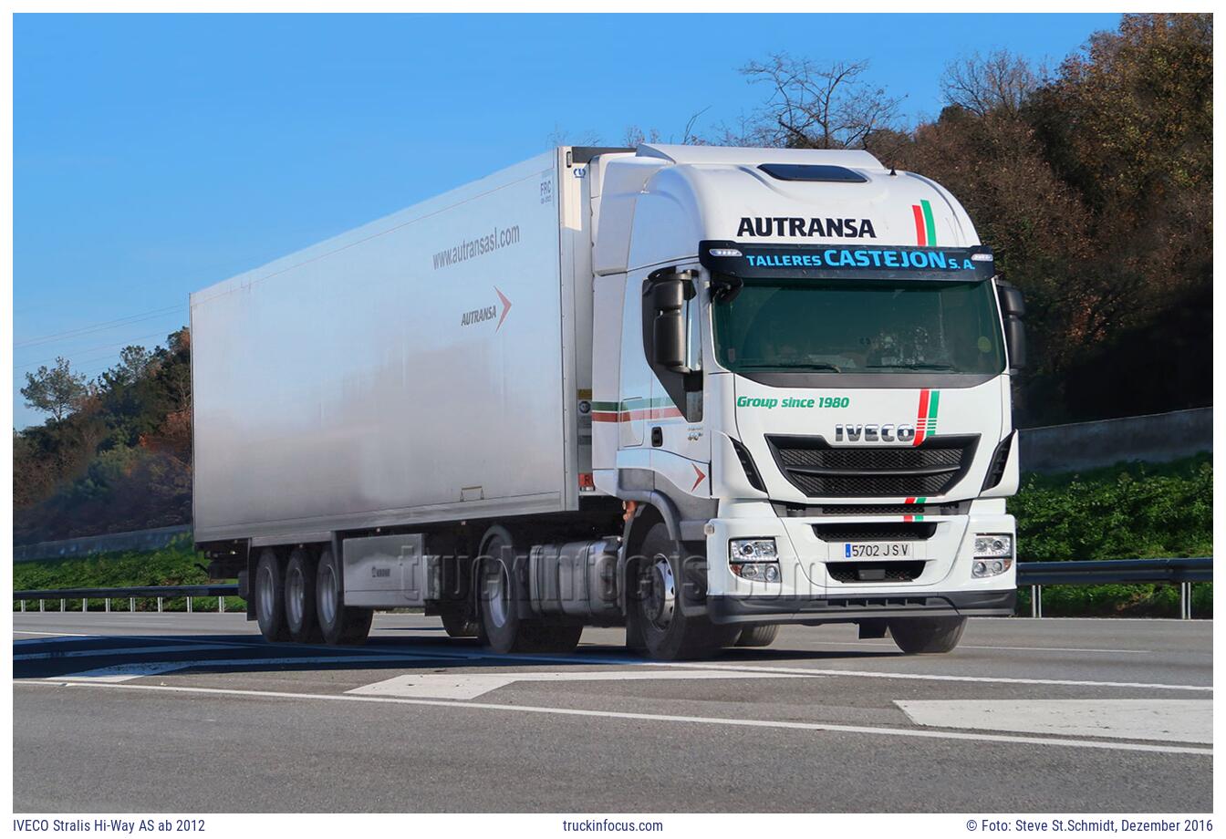 IVECO Stralis Hi-Way AS ab 2012 Foto Dezember 2016