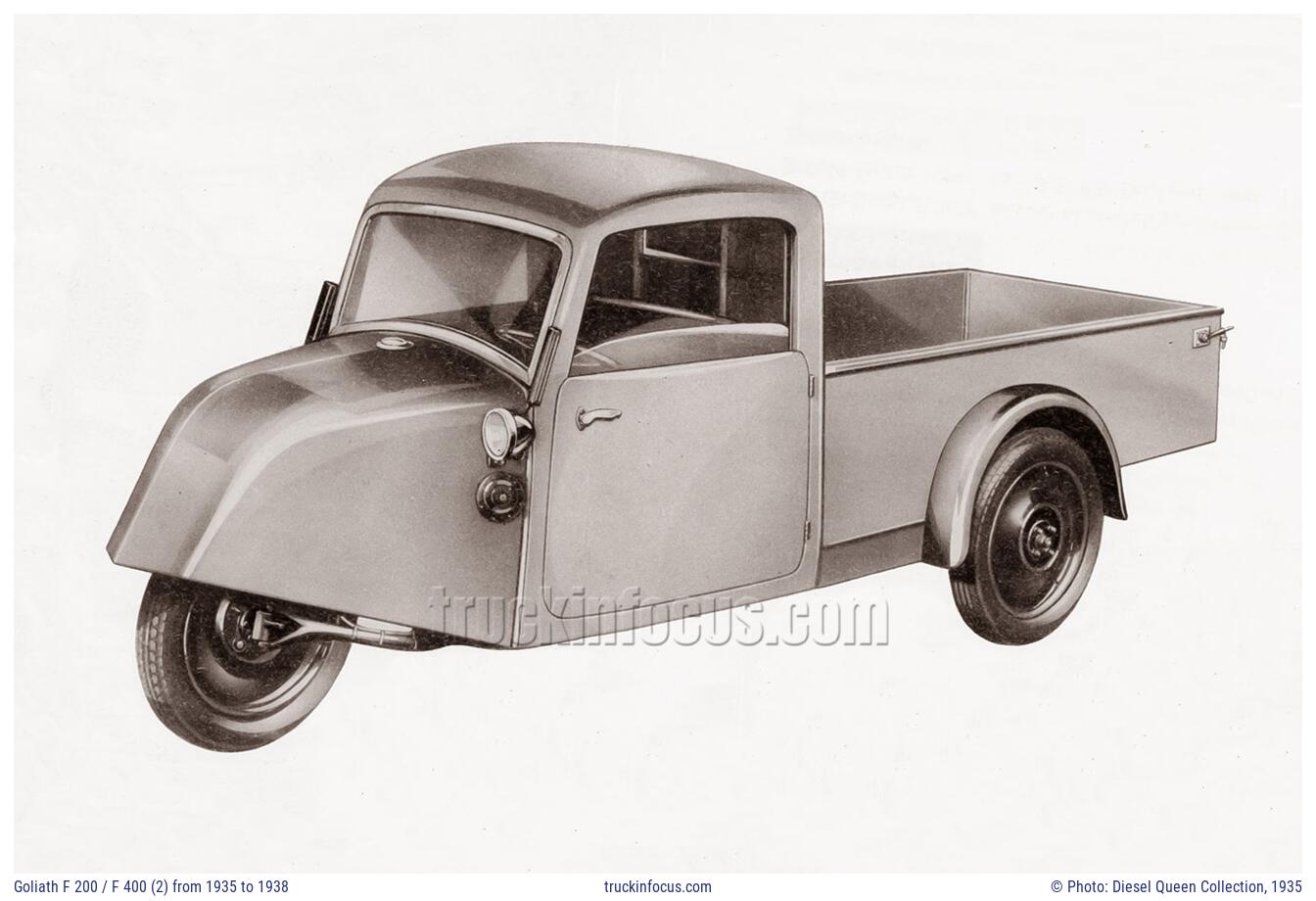 Goliath F 200 / F 400 (2) from 1935 to 1938 Photo 1935