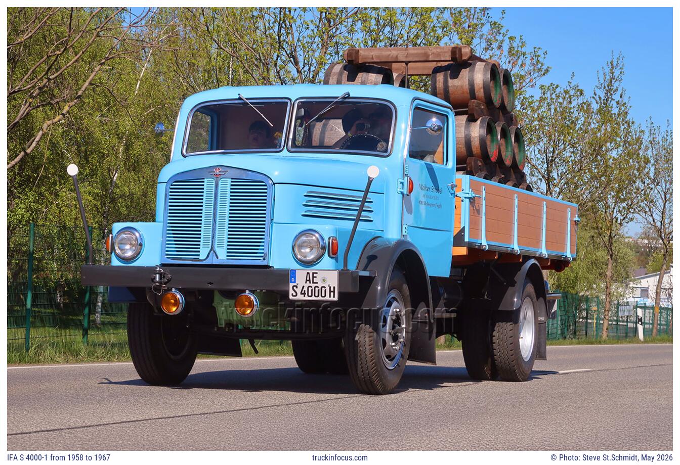 IFA S 4000-1 from 1958 to 1967 Photo May 2026