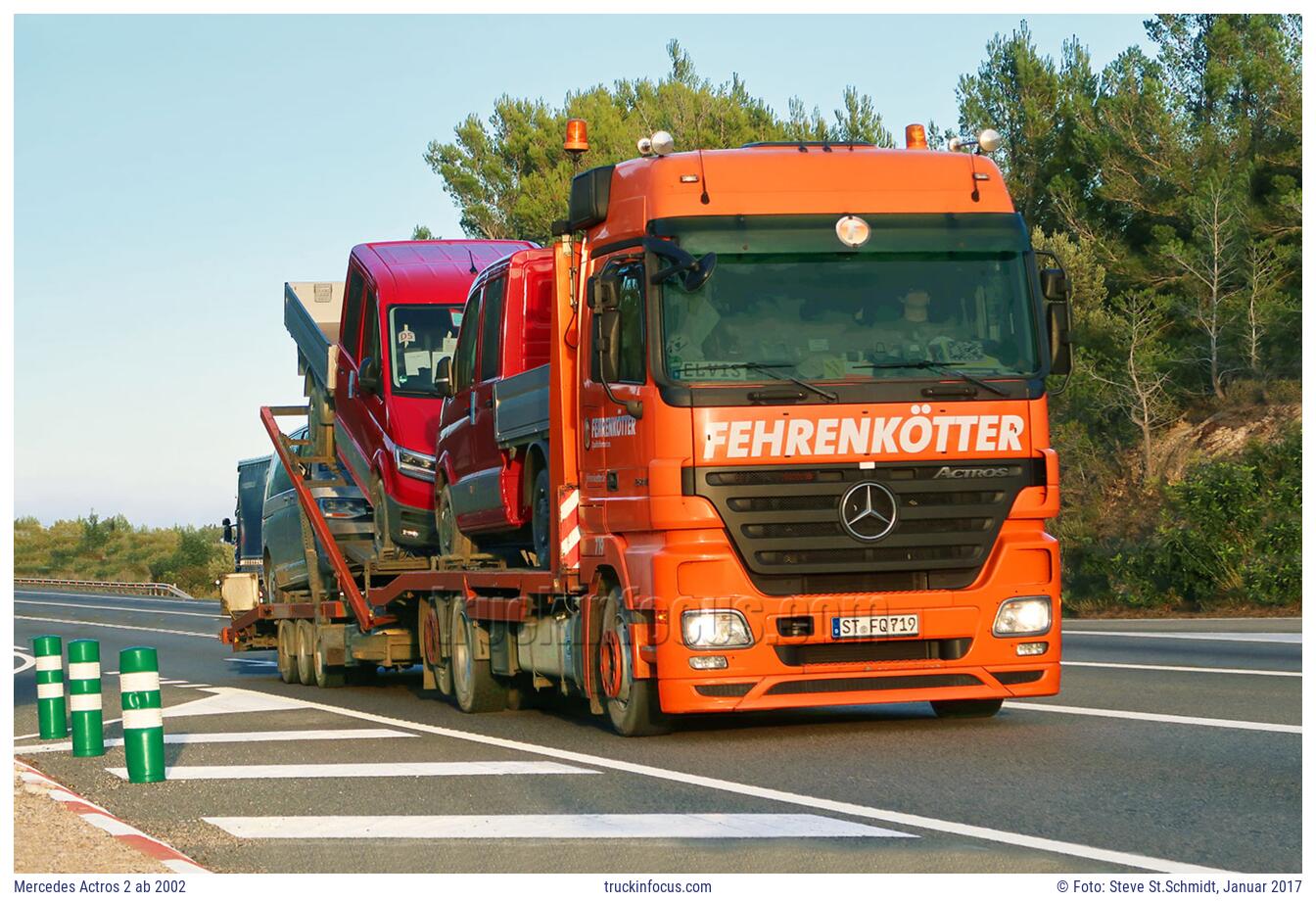 Mercedes Actros 2 ab 2002 Foto Januar 2017