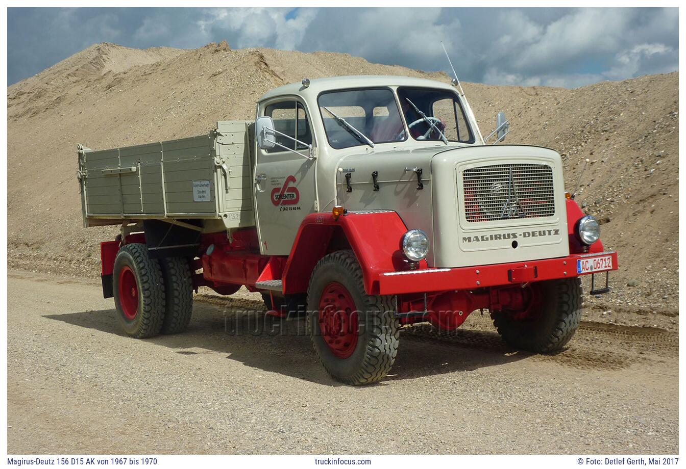 Magirus-Deutz 156 D15 AK von 1967 bis 1970 Foto Mai 2017