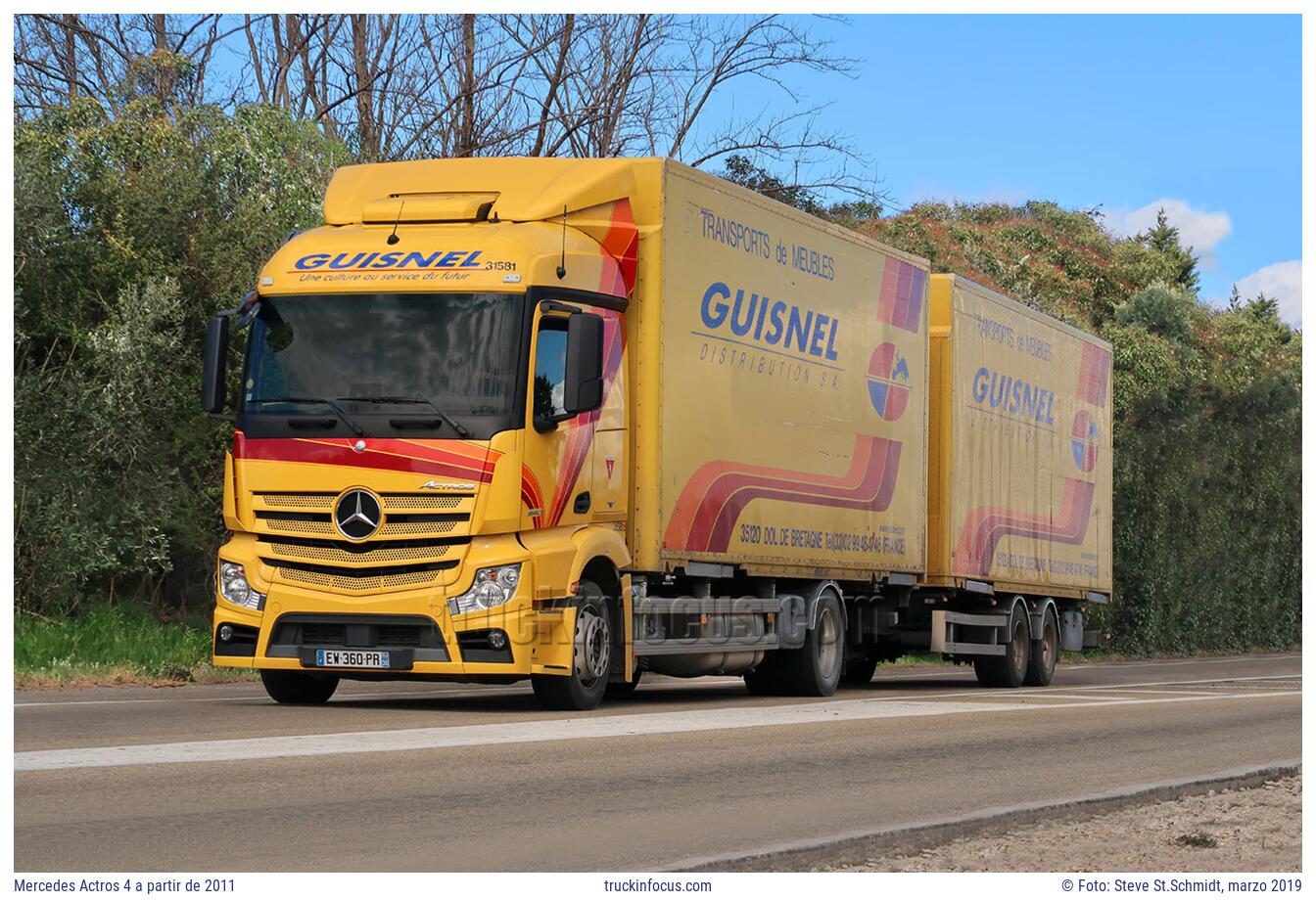 Mercedes Actros 4 a partir de 2011 Foto marzo 2019