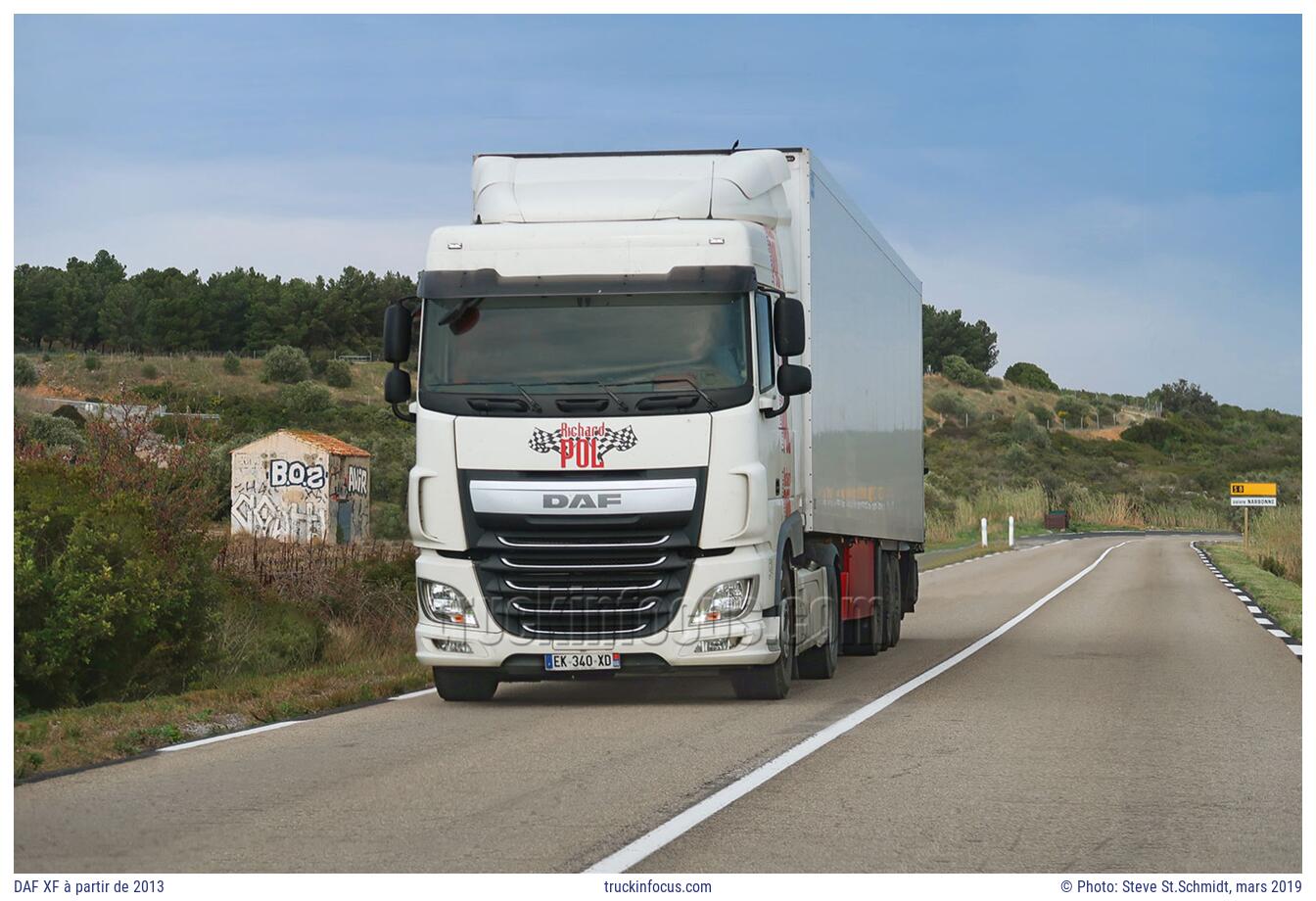 DAF XF à partir de 2013 Photo mars 2019