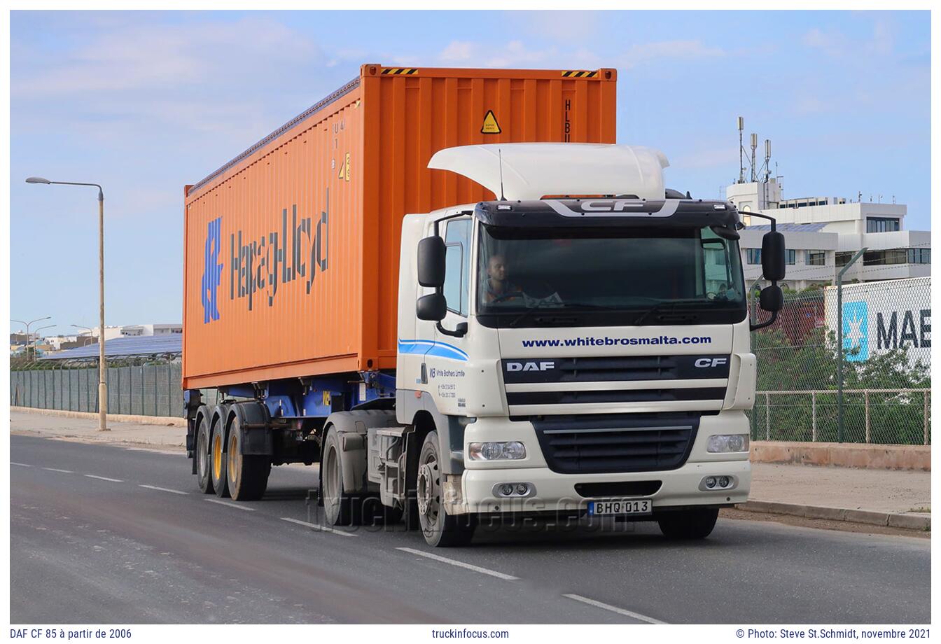 DAF CF 85 à partir de 2006 Photo novembre 2021