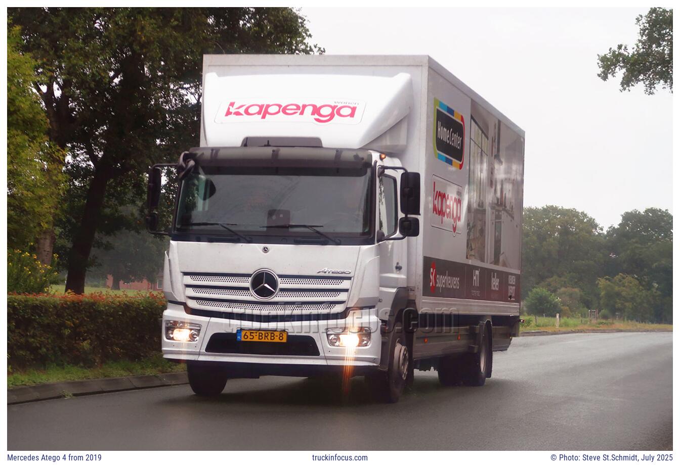 Mercedes Atego 4 from 2019 Photo July 2025