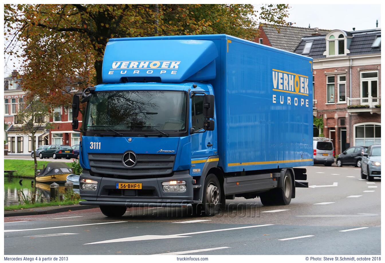 Mercedes Atego 4 à partir de 2013 Photo octobre 2018