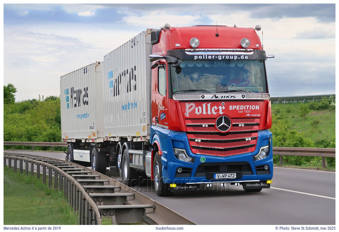 Mercedes Actros 4 à partir de 2019 Photo mai 2025