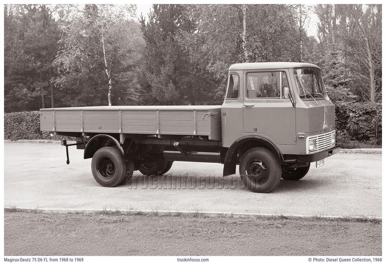 Magirus-Deutz 75 D6 FL from 1968 to 1969 Photo 1968