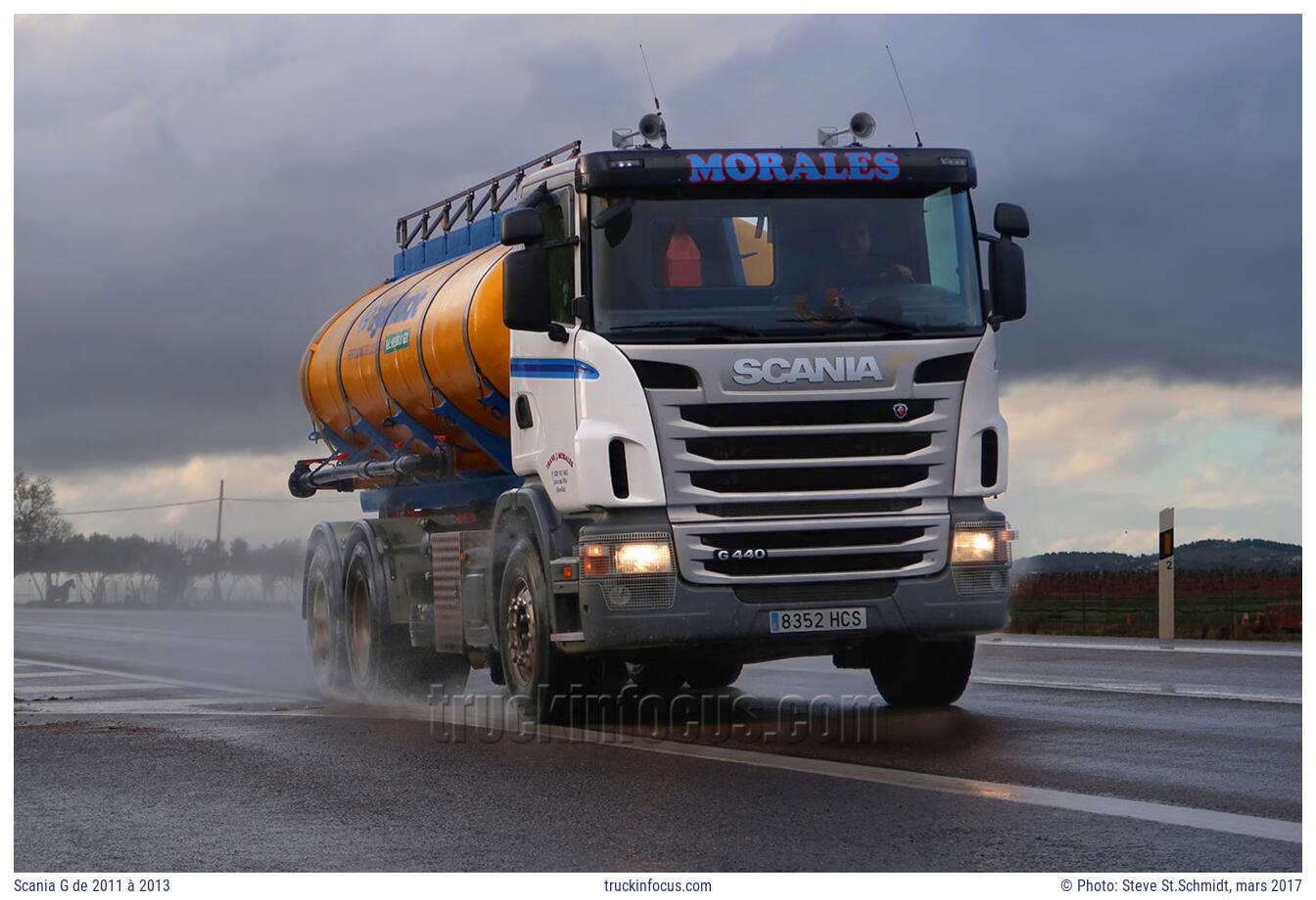 Scania G de 2011 à 2013 Photo mars 2017