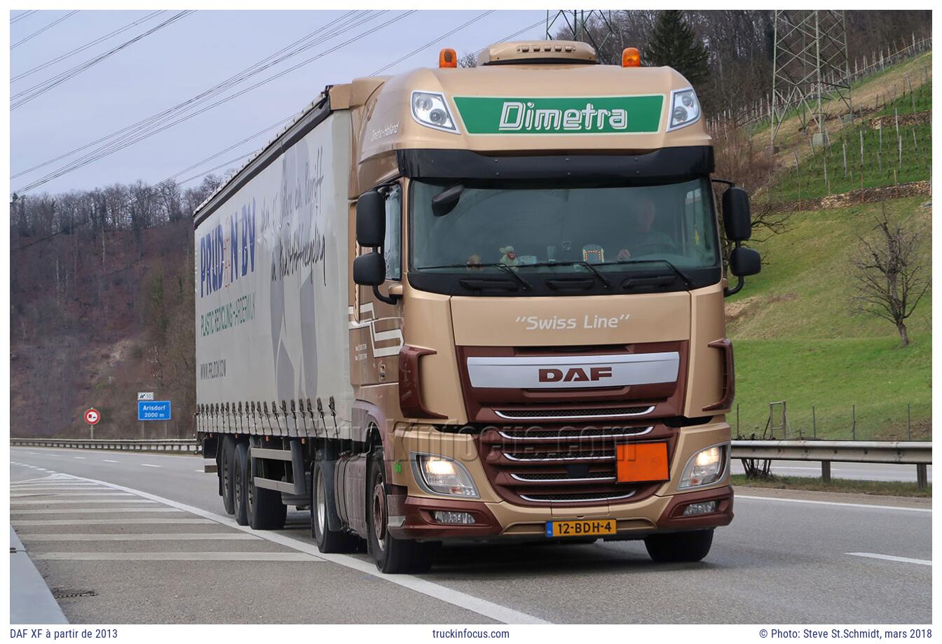 DAF XF à partir de 2013 Photo mars 2018