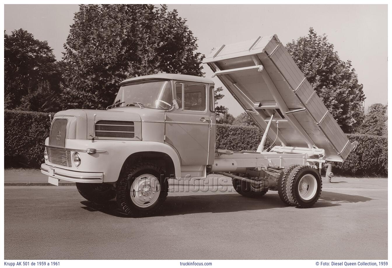 Krupp AK 501 de 1959 a 1961 Foto 1959
