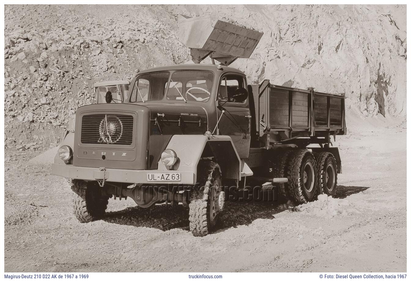 Magirus-Deutz 210 D22 AK de 1967 a 1969 Foto hacia 1967