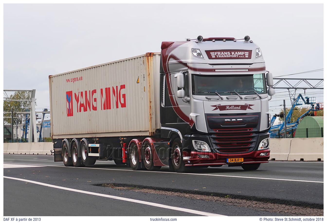 DAF XF à partir de 2013 Photo octobre 2018