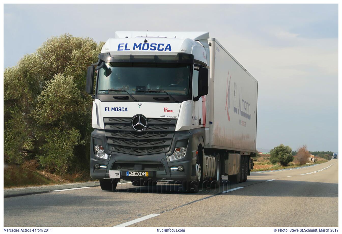 Mercedes Actros 4 from 2011 Photo March 2019