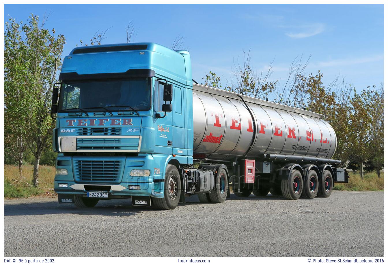 DAF XF 95 à partir de 2002 Photo octobre 2016