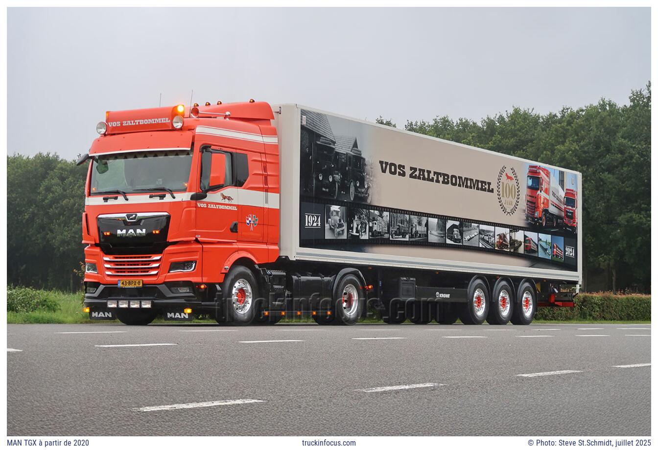 MAN TGX à partir de 2020 Photo juillet 2025