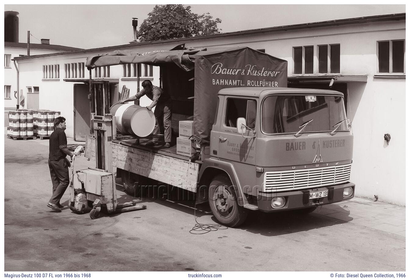 Magirus-Deutz 100 D7 FL von 1966 bis 1968 Foto 1966