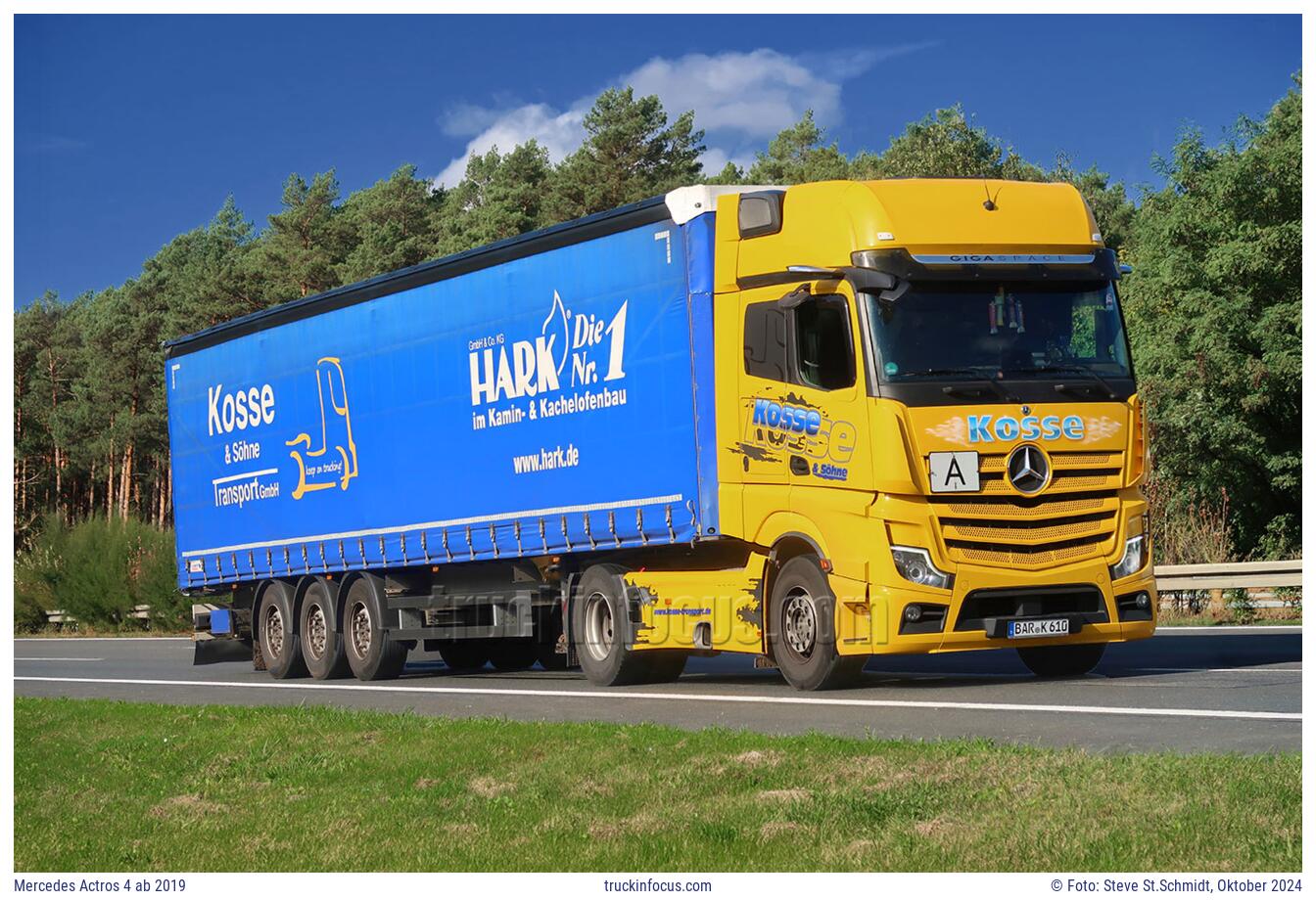 Mercedes Actros 4 ab 2019 Foto Oktober 2024
