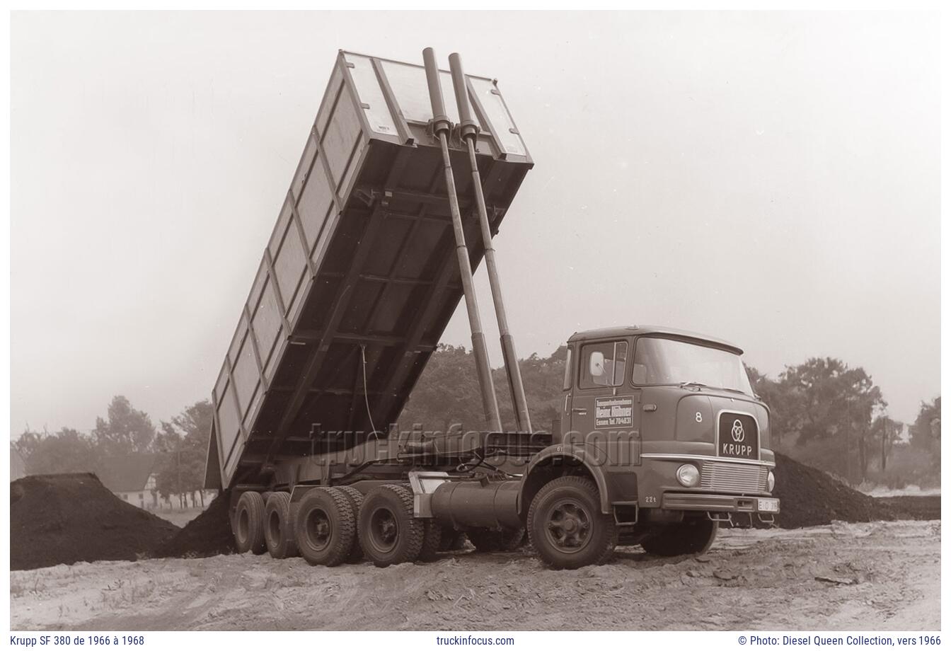 Krupp SF 380 de 1966 à 1968 Photo vers 1966