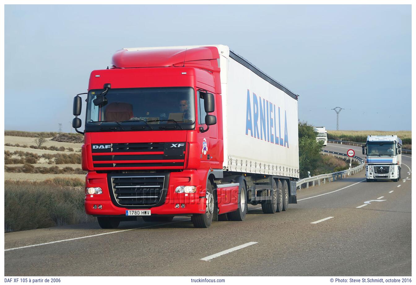 DAF XF 105 à partir de 2006 Photo octobre 2016