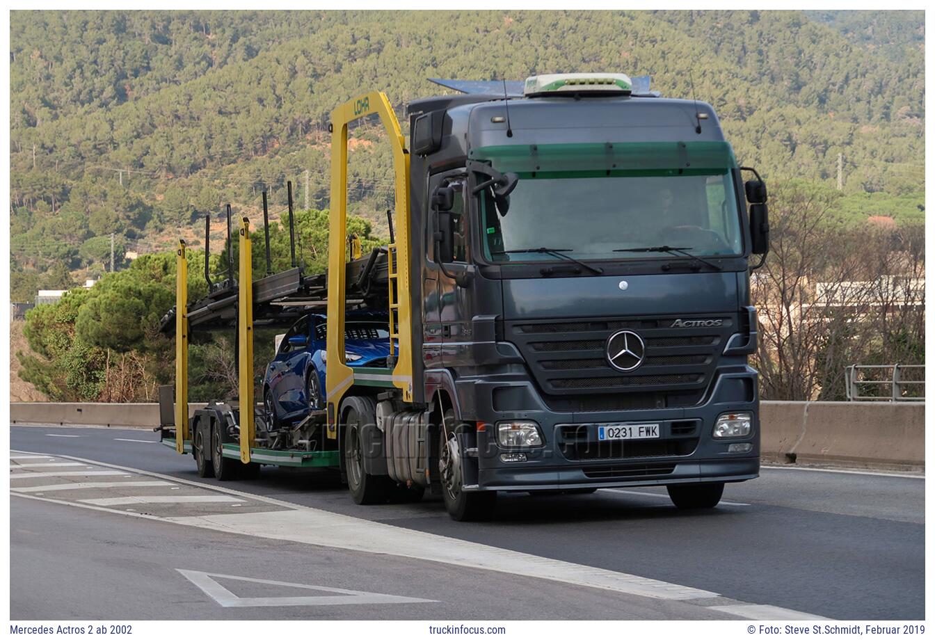 Mercedes Actros 2 ab 2002 Foto Februar 2019