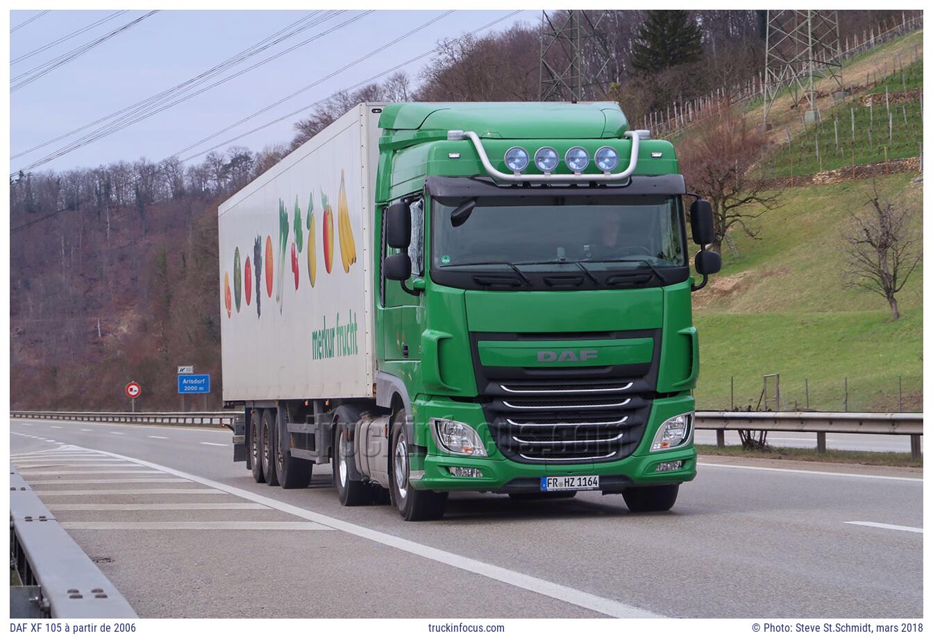 DAF XF 105 à partir de 2006 Photo mars 2018