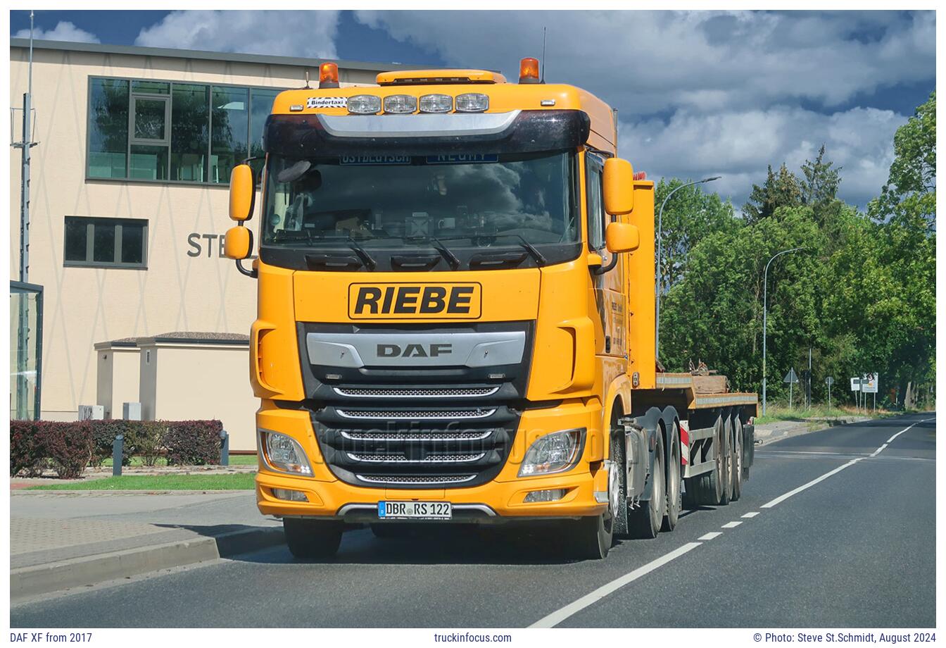 DAF XF from 2017 Photo August 2024