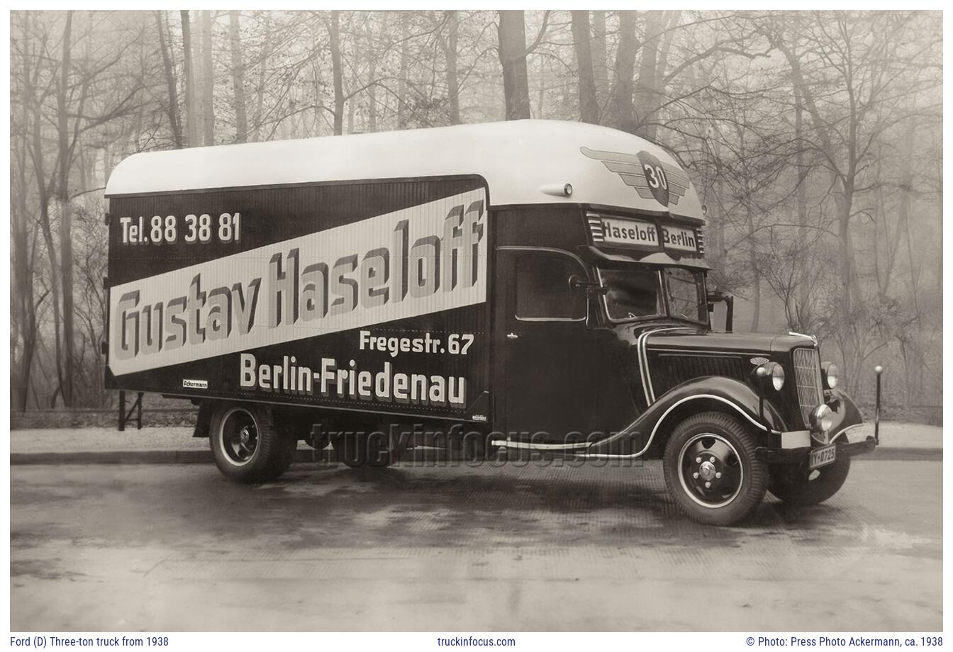 Ford (D) Three-ton truck from 1938 Photo ca. 1938