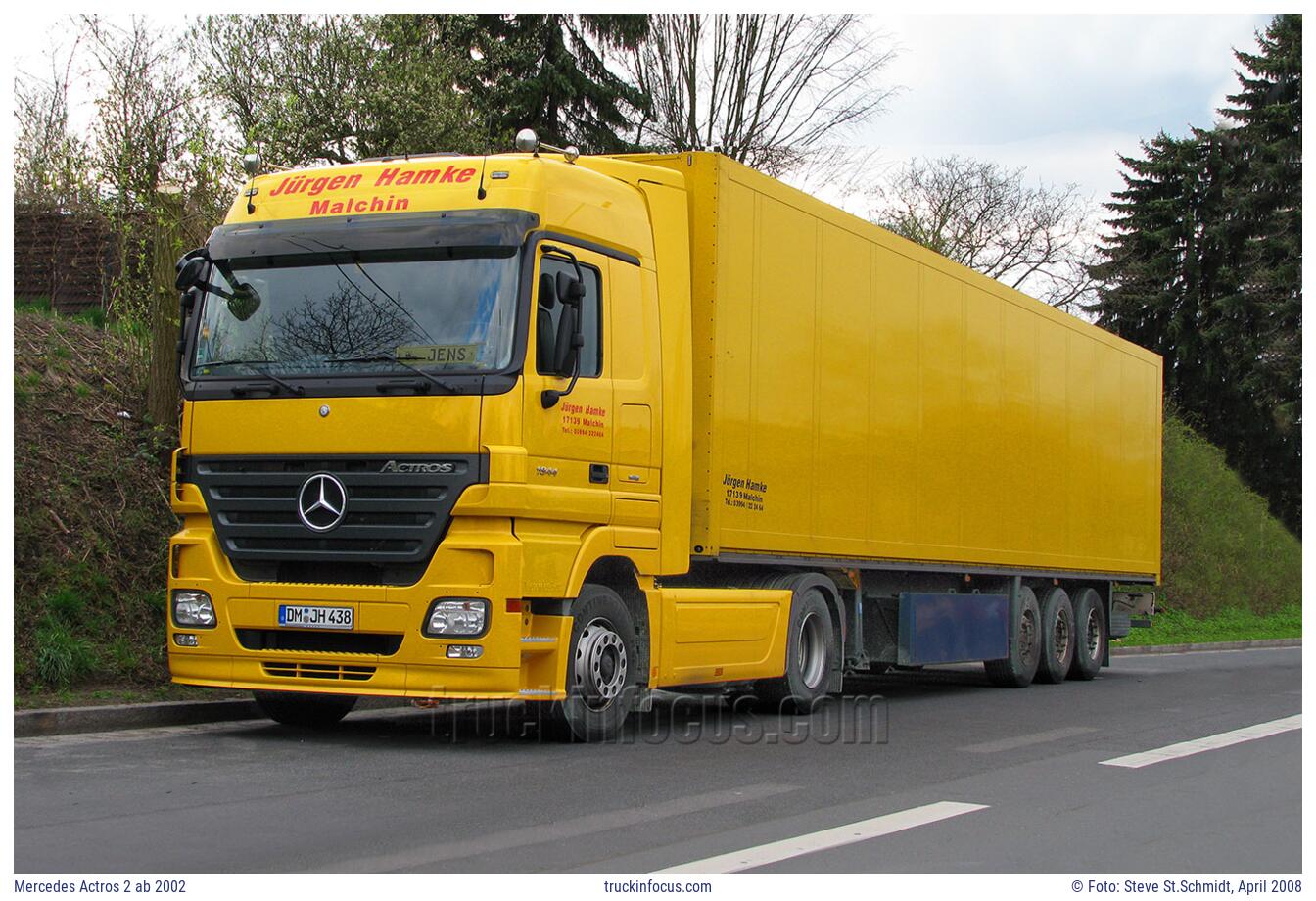 Mercedes Actros 2 ab 2002 Foto April 2008