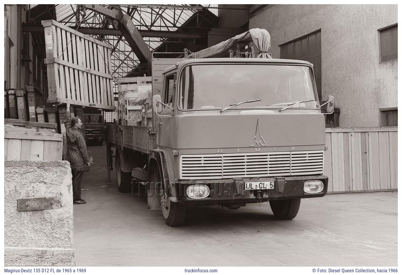 Magirus-Deutz 135 D12 FL de 1965 a 1969 Foto hacia 1966