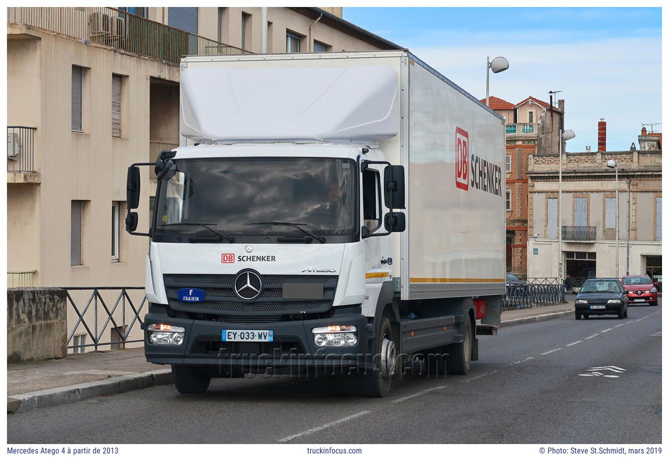 Mercedes Atego 4 à partir de 2013 Photo mars 2019