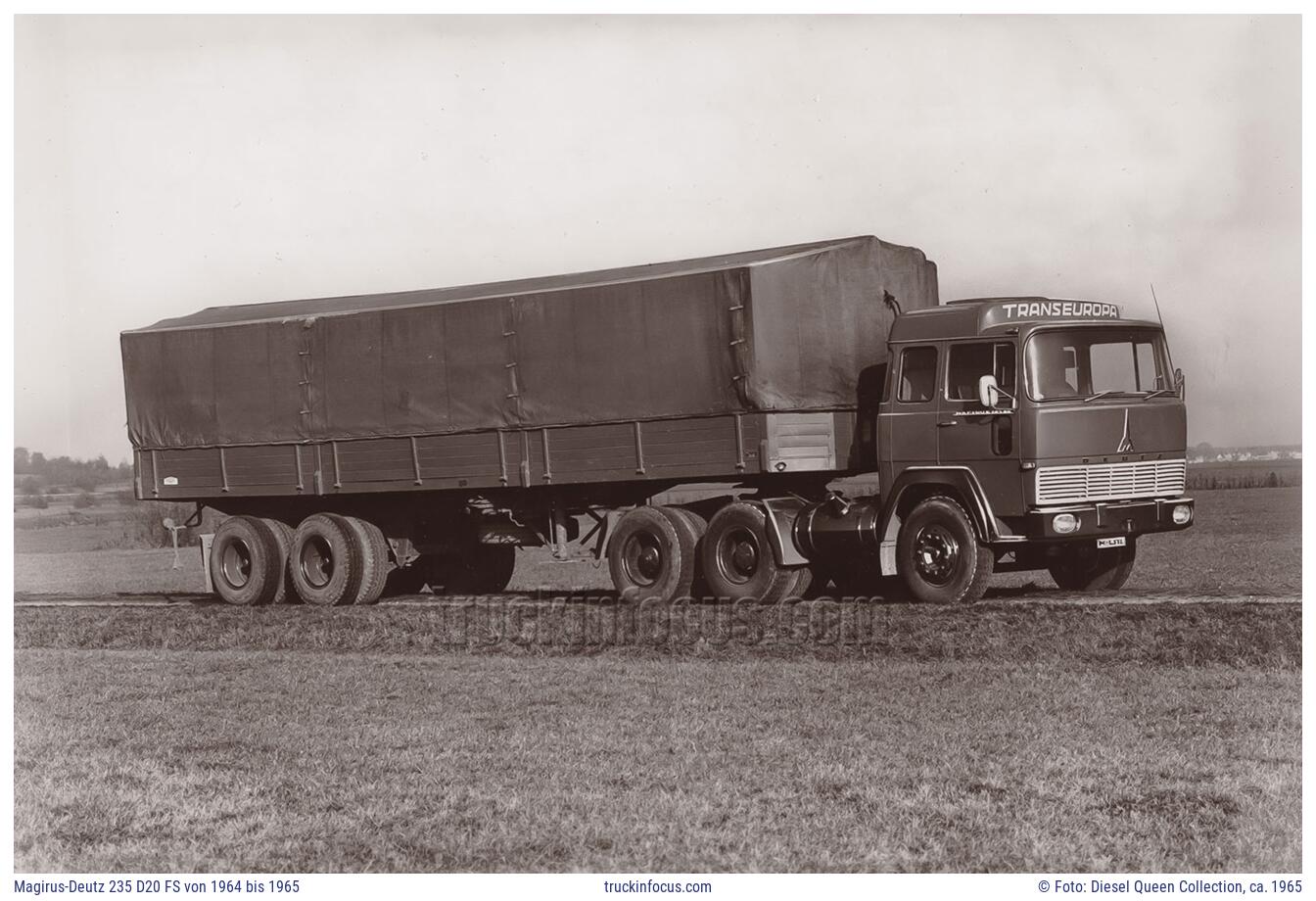 Magirus-Deutz 235 D20 FS von 1964 bis 1965 Foto ca. 1965