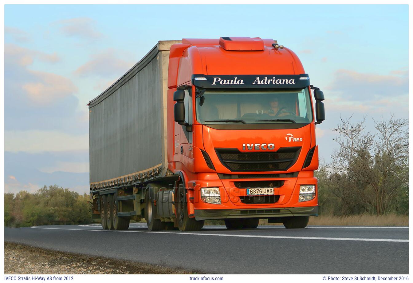 IVECO Stralis Hi-Way AS from 2012 Photo December 2016