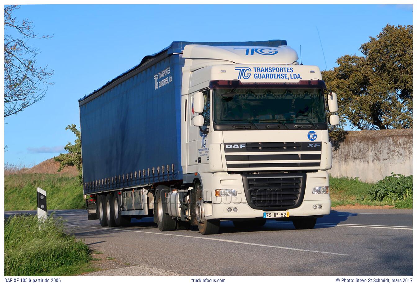 DAF XF 105 à partir de 2006 Photo mars 2017